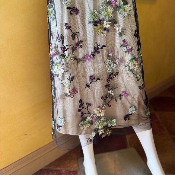 Vince Begonia Floral Sequin Skirt Rare Sample – Retail $525 – Size 8 (U.S.) - Picture 9 of 16